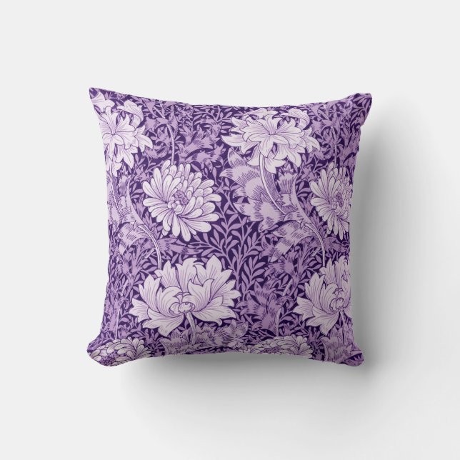 Chrysanthemum Purple Kissen (Vorderseite)