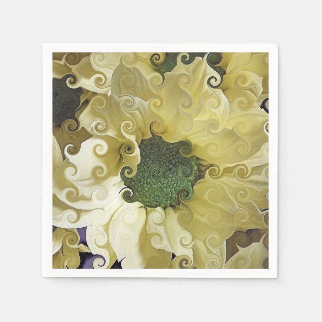 CHRYSANTHEMUM SERVIETTE (Vorderseite)