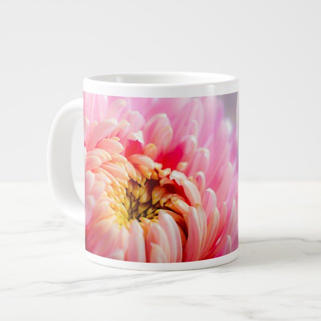 Chrysanthemum und Mond Jumbo-Tasse (Vorderseite Links)
