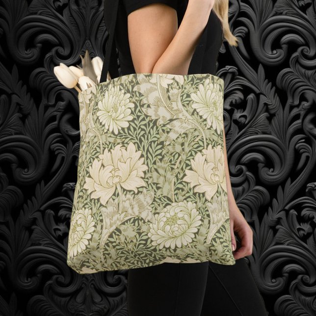 Chrysanthemum von William Morris, Vintag Art (Chrysanthemum by William Morris, Vintage Art Tote Bag)