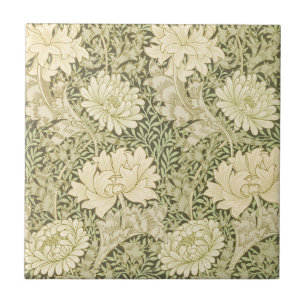 Chrysanthemum von William Morris, Vintag Art Fliese