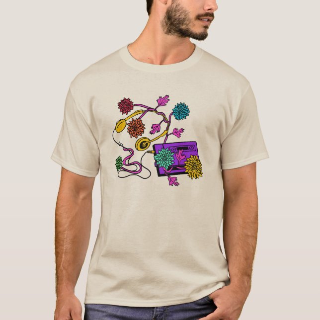 Chrysanthemum Walkman T-Shirt (Vorderseite)