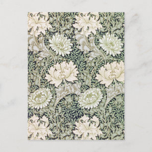 Chrysanthemum, William Morris Postkarte