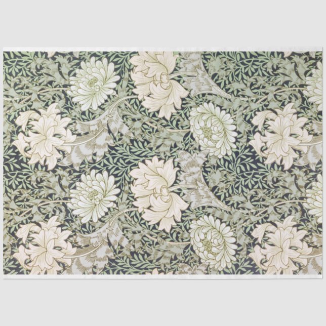 Chrysanthemum, William Morris Seidenpapier (Vorderseite)