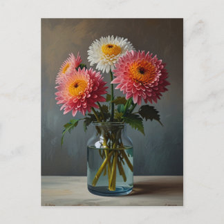 ChrysanthemumBlume Postkarte