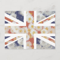 Chrysanthemums Blume Union Jack British (UK) Flag
