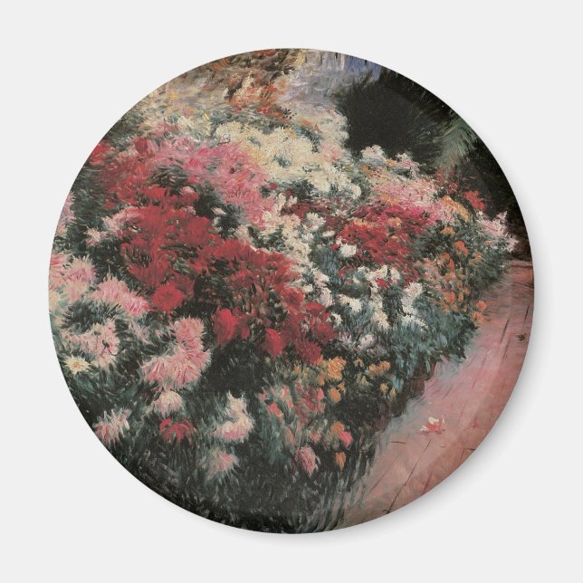 Chrysanthemums von Dennis Bunker Miller, Fine Art Magnet (Vorne)