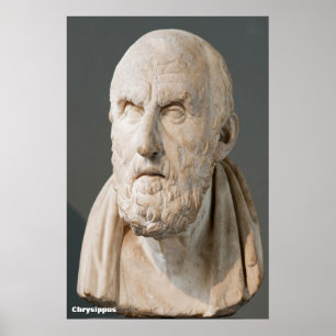 Chrysippus / Griechischer Philosoph Poster