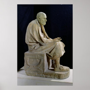 Chrysippus-Statue des griechischen Philosophen Poster