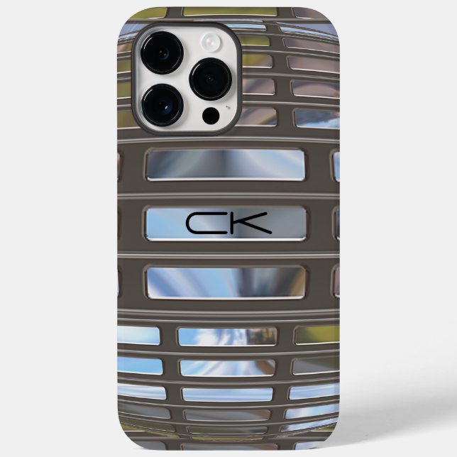 Chrysleen Modern Monogram Case-Mate iPhone Hülle (Rückseite)