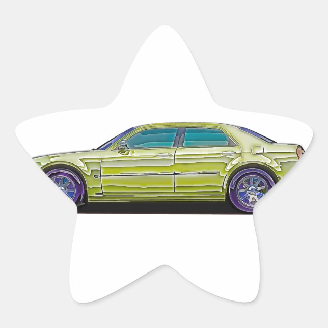 Chrysler 300 Stern-Aufkleber (Vorderseite)