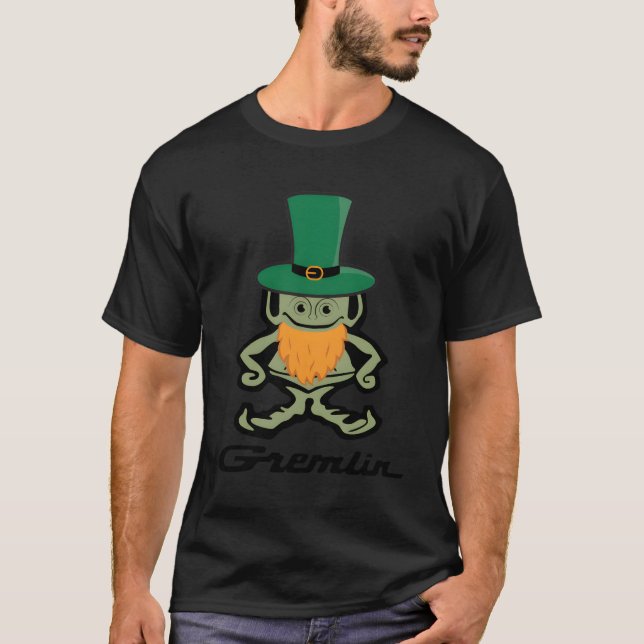 Chrysler Amc Gremlin St Patrick's Day Leprechaun T-Shirt (Vorderseite)