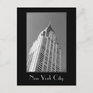 Chrysler Building B&W Postkarte