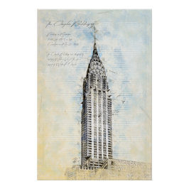 Chrysler Building Poster