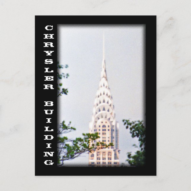 Chrysler Building Postkarte (Vorderseite)