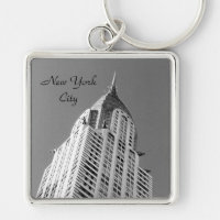 Chrysler Gebäude NYC Premium Schlüsselanhänger