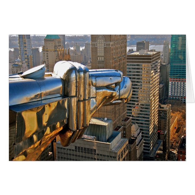 Chrysler-Gebäude-Wasserspeier (Vorderseite (Horizontal))