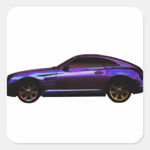 Chrysler-Kreuzfeuer 2004 Quadratischer Aufkleber