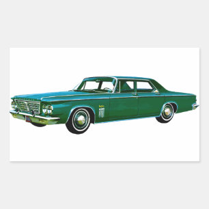 Chrysler New Yorker 1963 Rechteckiger Aufkleber