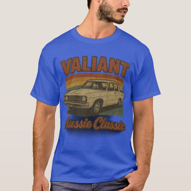 Chrysler Valiant Muscle-Car Oldtimer T-Shirt (Vorderseite)