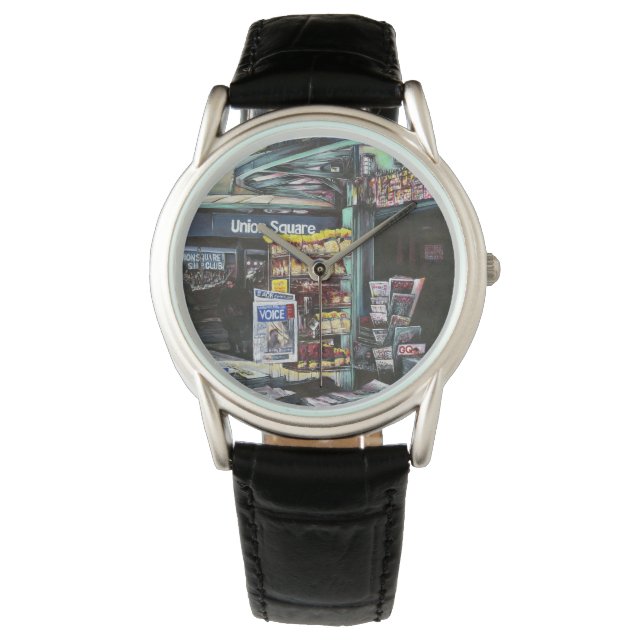 Chrysocolia Morning, Gewerkschaft Square, NYC Armbanduhr (Vorderseite)