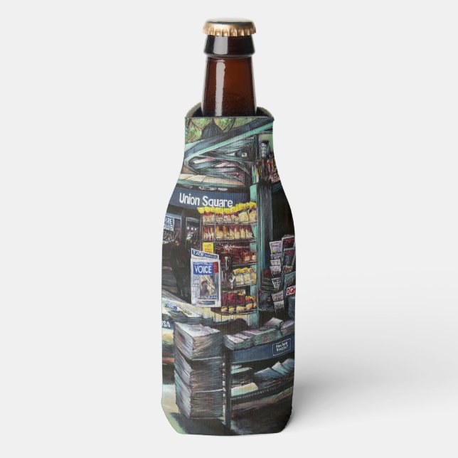 Chrysocolia Morning, Gewerkschaft Square, NYC Flaschenkühler (Flaschenvorderseite)