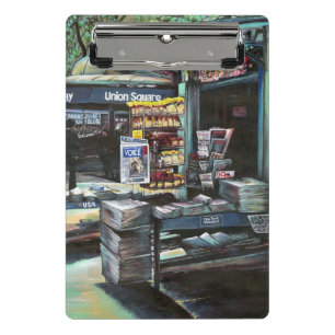 Chrysocolia Morning, Gewerkschaft Square, NYC Mini Klemmbrett