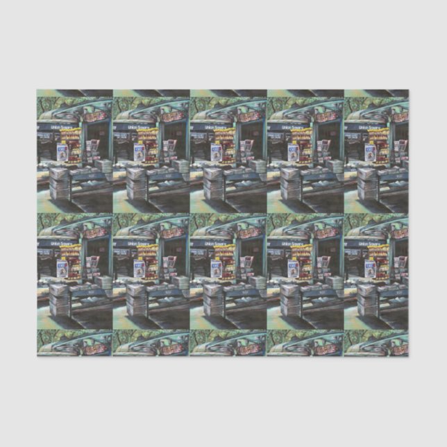 Chrysocolia Morning, Gewerkschaft Square, NYC Seidenpapier (Vorderseite)