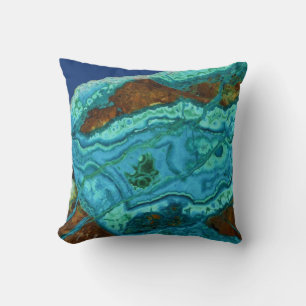 Chrysocolla Throw Kissen