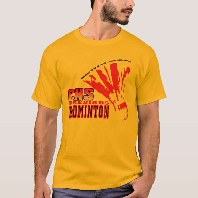 CHS Badminton T-Shirt (Vorderseite)
