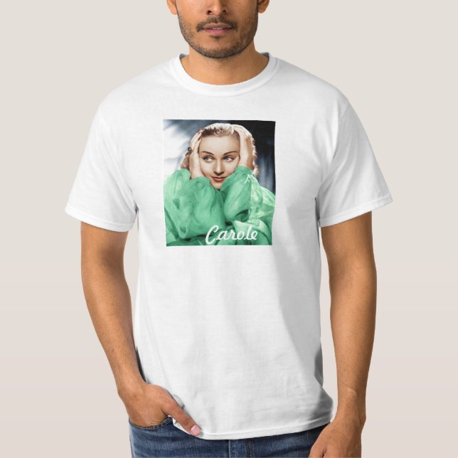 CHU Carole Lombard 1 weißes T-Stück T-Shirt (Vorderseite)