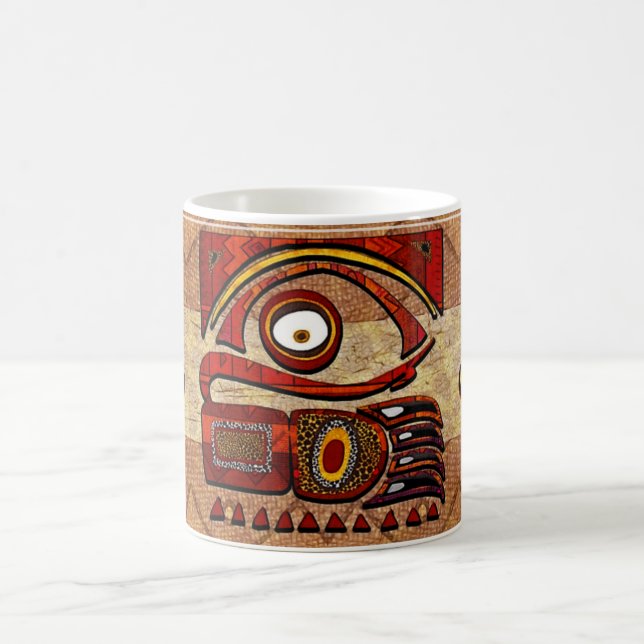 Chu Mtu African Folk Art Kaffeetasse (Mittel)