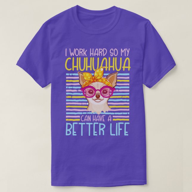 Chuahuahua-Leben T-Shirt (Design vorne)