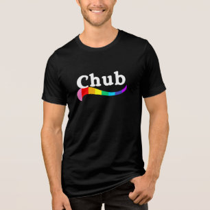 CHUB Gay-Körpertyp Big and Beautiful Pride-Monat Tri-Blend Shirt