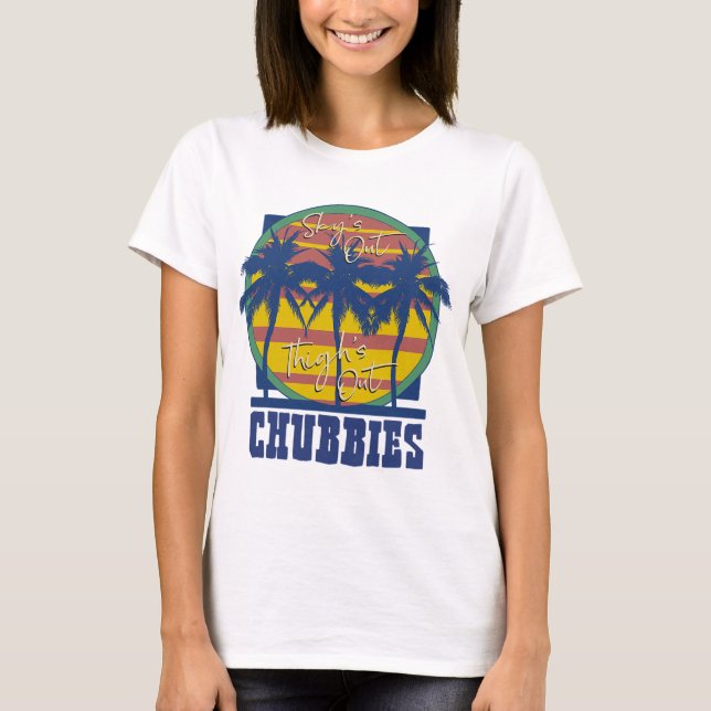 Chubbies Sky-Out T-Shirt (Vorderseite)