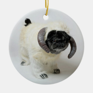 Chubbs die Wampug Weihnachtsverzierung Keramik Ornament