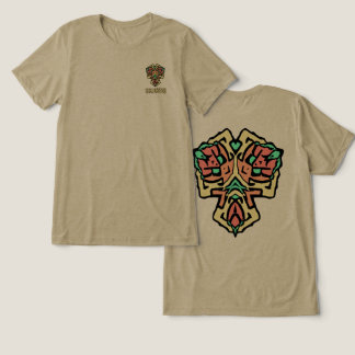 Chubbsco Baum-Schädel-Grafik Tri-Blend Shirt