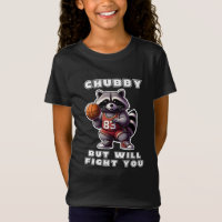 Chubby, aber wird Sie kämpfen Funny Racoon Basketb