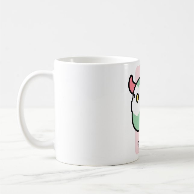Chubby Bird Zodiac Taurus Kaffeetasse (Links)