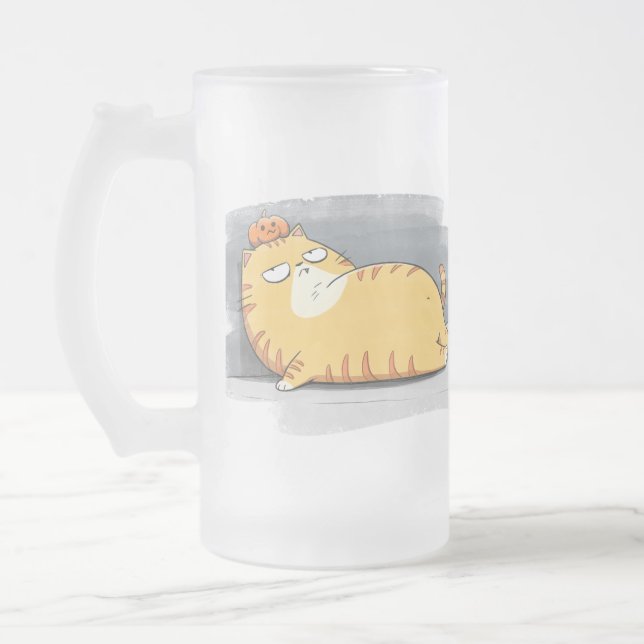 Chubby Cat Coffee Companion Tasse (Links)