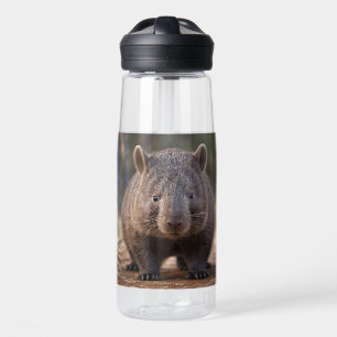 "Chubby Charm: Die Adorable Australian Wombat" Trinkflasche