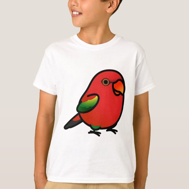 Chubby Chattering Lory Lorikeet T-Shirt (Vorderseite)
