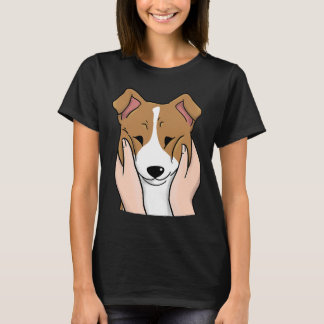 Chubby Cheek Jack Russell Terrier Dog T-Shirt