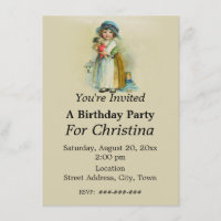 Chubby Cheeks Vintag Geburtstag Girl Dolls Tan