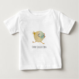 Chubby Chicken, colorfull, whimsical, illustration Baby T-shirt
