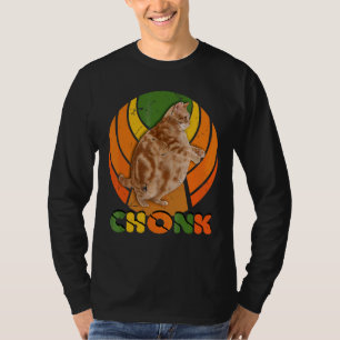Chubby Chonk Cat Meme Memes übergewichtig T-Shirt