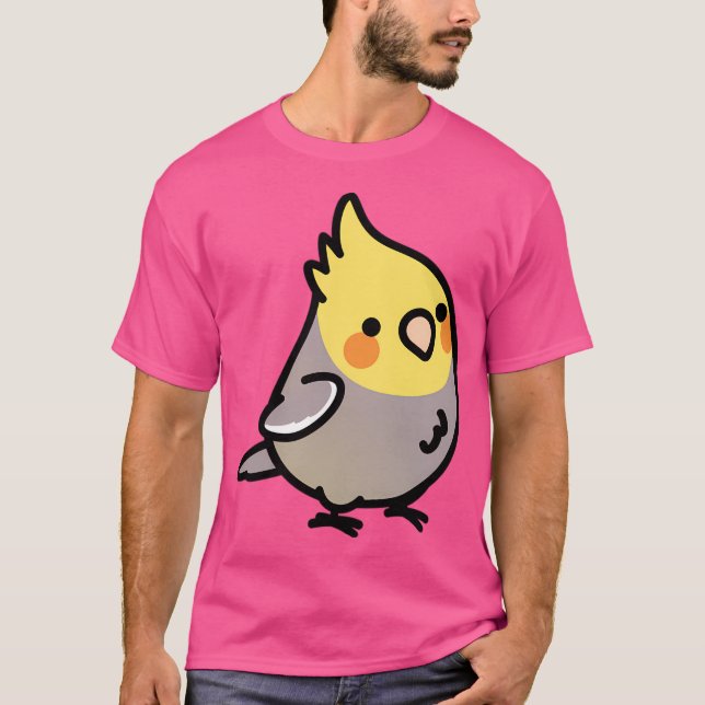 Chubby Cinnamon Cockatiel T-Shirt (Vorderseite)