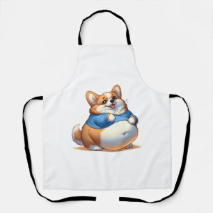 Chubby Corgi Hoodie - Gemütlicher Hund Lover Appar Schürze