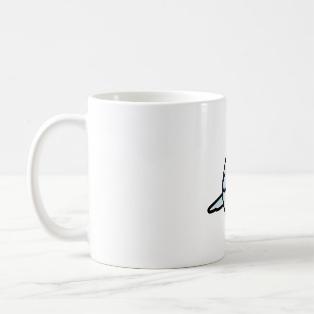 Chubby Dilute Light Blue Parrotlet Kaffeetasse (Links)