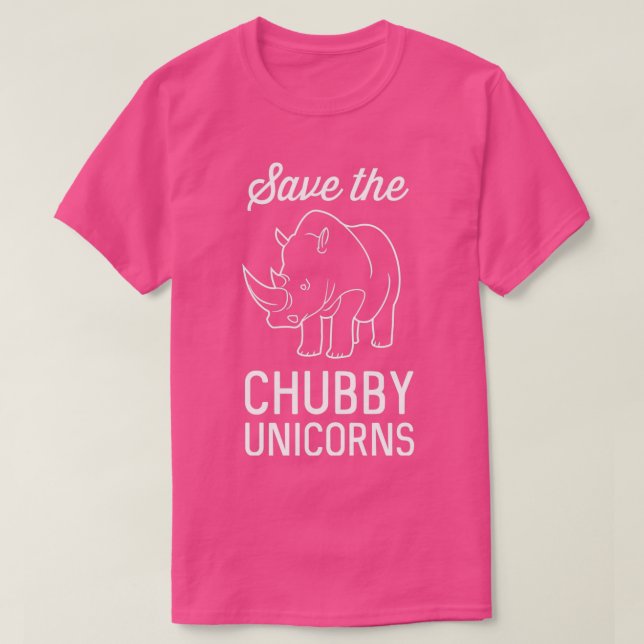 Chubby-Einhörner gerettet 8 T-Shirt (Design vorne)